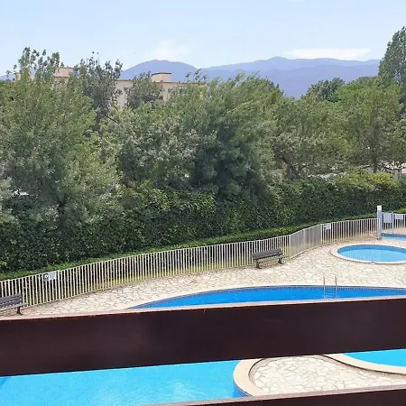 Lumineux T2 Avec Piscine, Loggia Et Parking, 4 Couchages - - Fr-1-388-55 * ארגלס-סור-מר